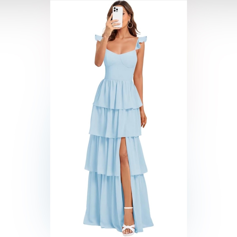 Sky Blue Formal Dress